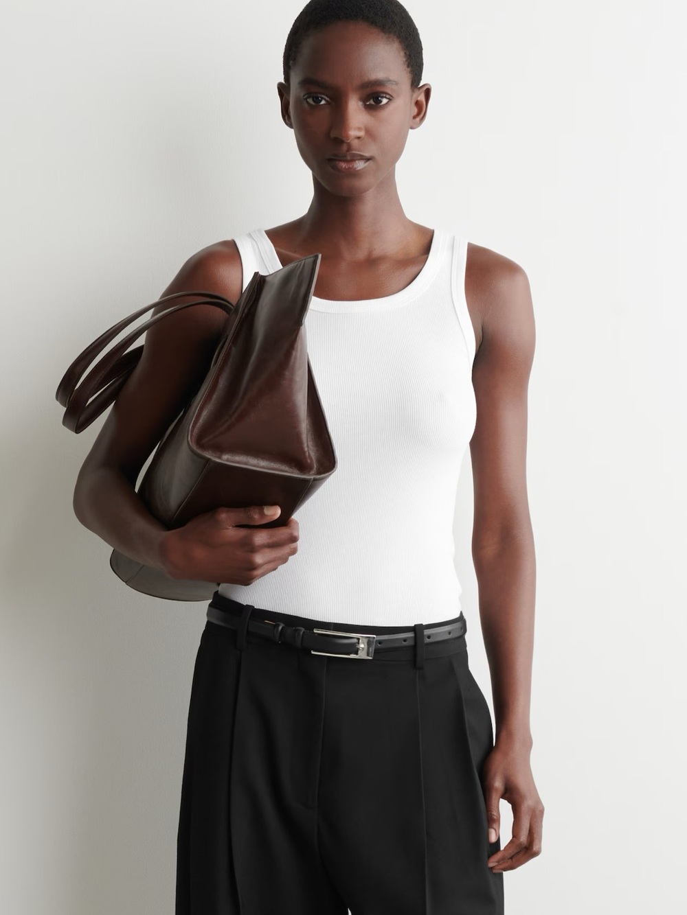 NWT (size small) COS RIBBED COTTON TANK TOP